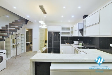 A duplex 3 bedrooms apartment for rent in Dang Thai Mai, Tay Ho